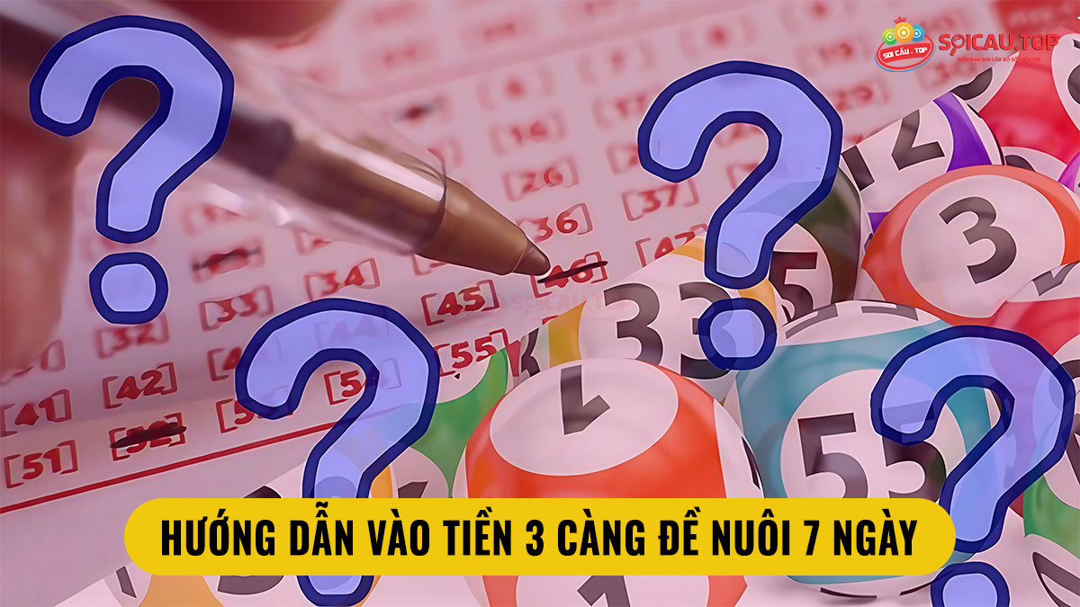 Cách vào tiền 3 càng đề