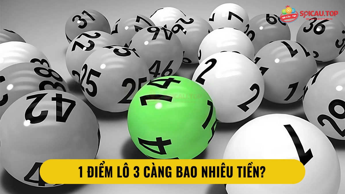 Lô 3 càng ăn bao nhiêu tiền