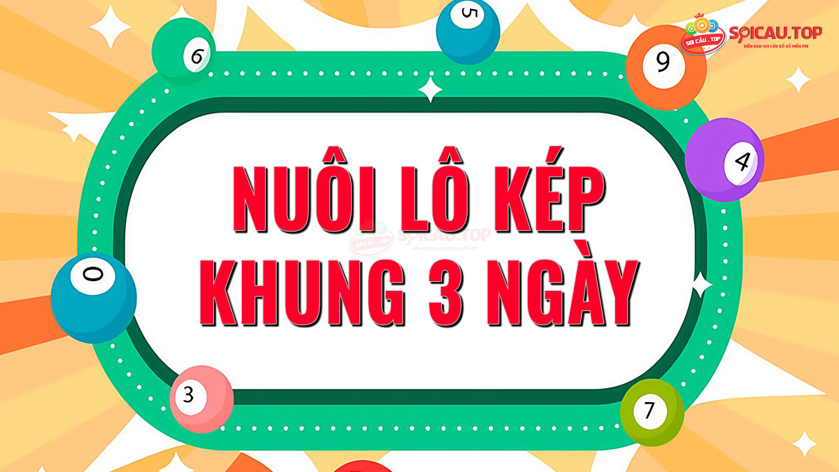 Nuôi lô kép khung 3 ngày 247 miễn phí đẹp nhất hôm nay