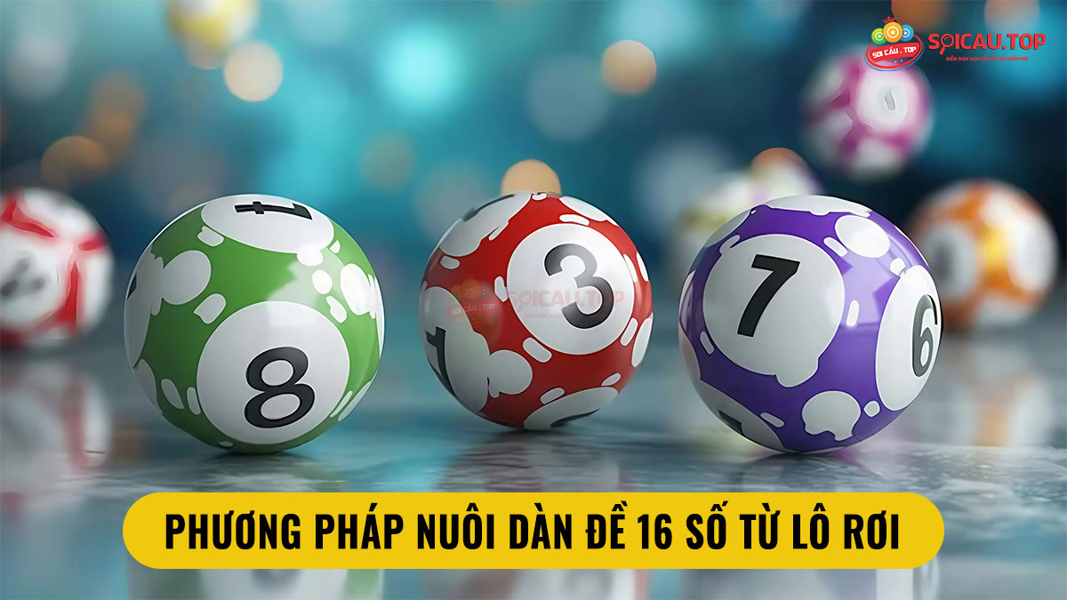 Phương pháp Nuôi dàn đề 16 số từ lô rơi