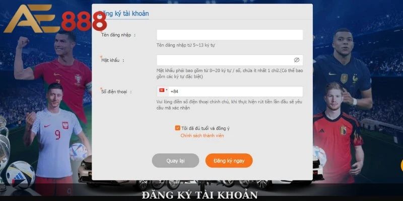 Đăng ký tài khoản