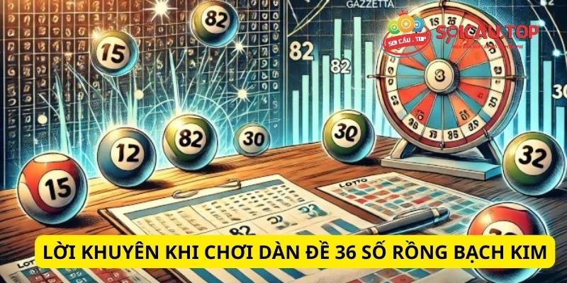 Lời khuyên từ cao thủ khi chơi dàn đề 36 số rồng bạch kim