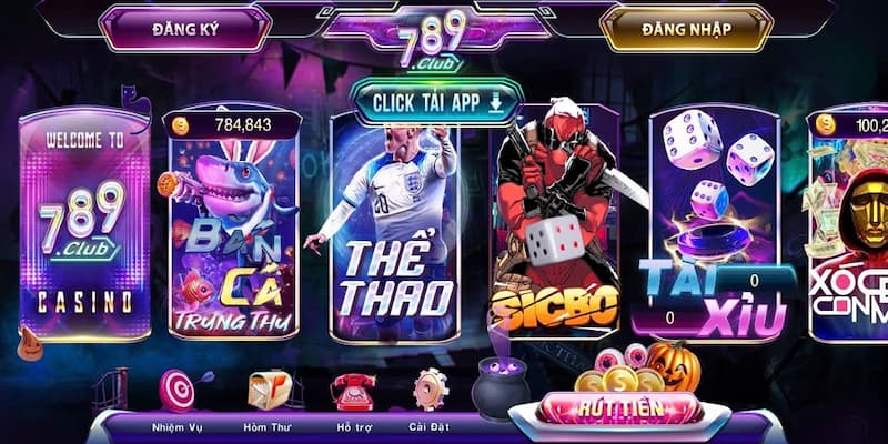 Những tựa game đỉnh cao nổi bật có tại nhà cái