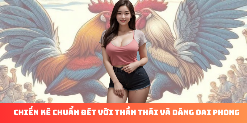 Chiến kê chuẩn đét với thần thái và dáng oai phong