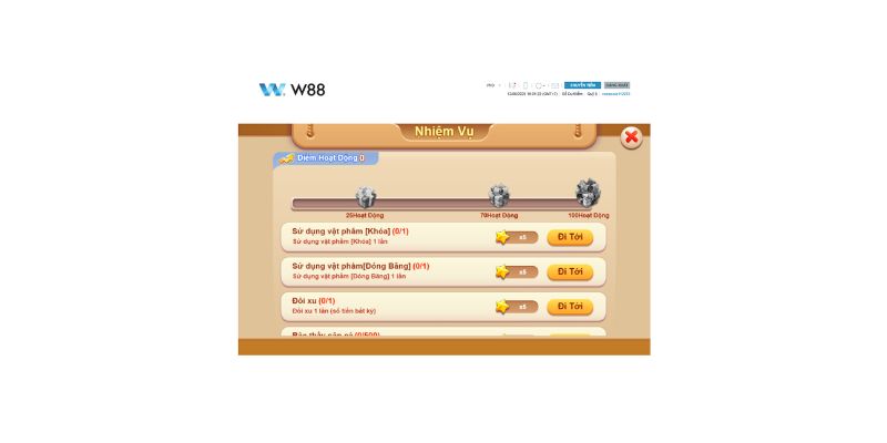 Chơi game có chiến thuật tại W88