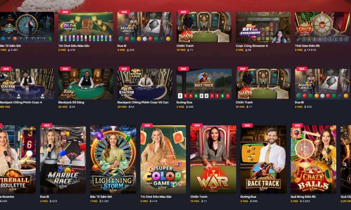 Hệ thống trò chơi casino đỉnh cao – Đa dạng và không bao giờ nhàm chán