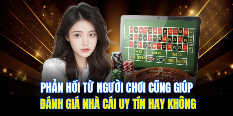 Phản hồi từ người chơi cũng giúp đánh giá nhà cái uy tín hay không