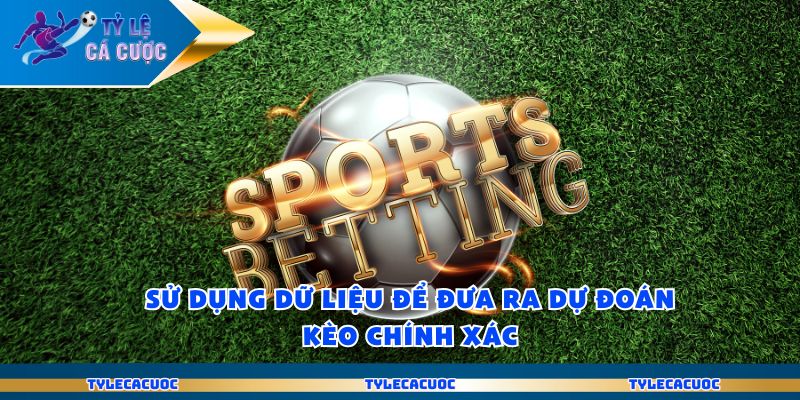 Sử dụng dữ liệu để đưa ra dự đoán kèo chính xác