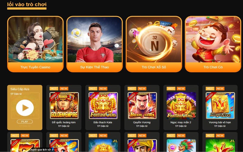 Lựa chọn game theo sở thích bạn muốn tham gia