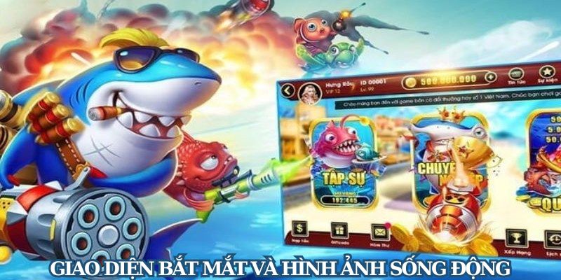 Giao diện bắn cá VU88 đỉnh cao