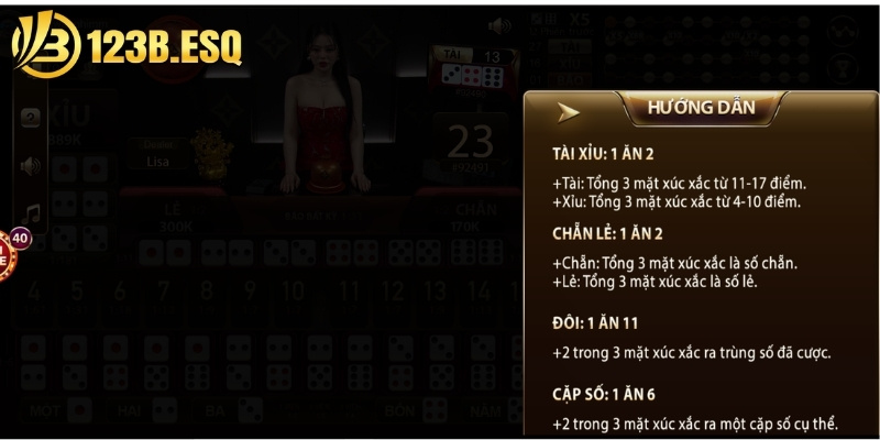 Bộ môn cược tài xỉu được đông đảo anh em cược thủ yêu thích.