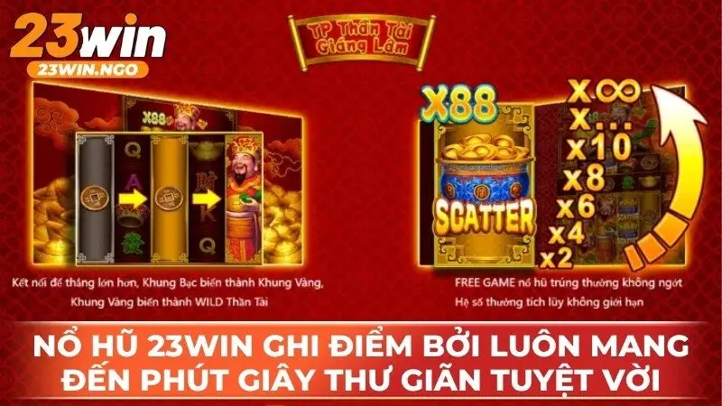 Vào Sảnh Nổ Hũ 23WIN – Căng Não Từng Cuộn, Phê Từng Giây