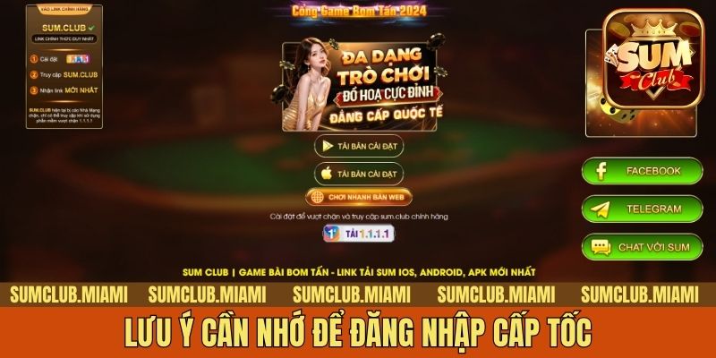 Mẹo đăng nhập SumClub an toàn và hiệu quả