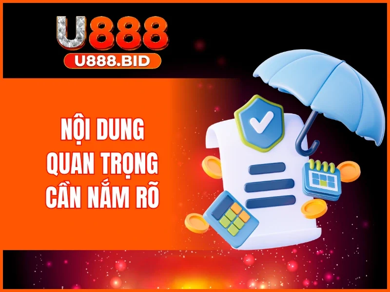 Điều Khoản Dịch Vụ u888 