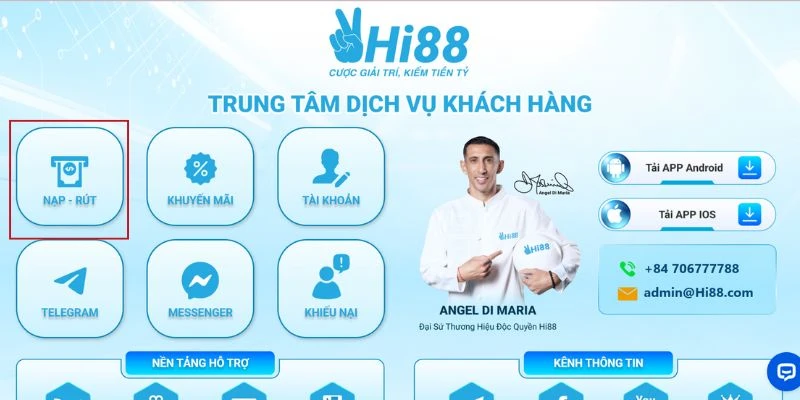 Giải đáp thắc mắc khi người chơi nạp tiền Hi88