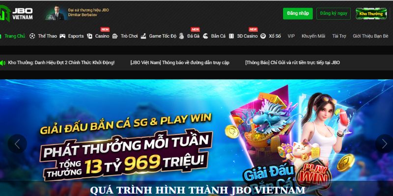 Quá trình hình thành JBO Vietnam