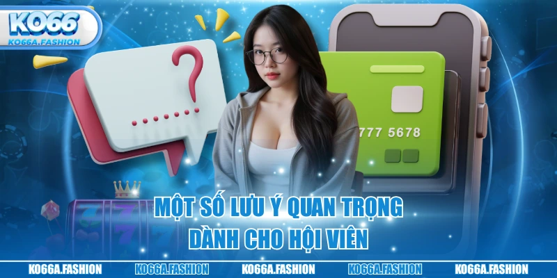 Một số lưu ý anh em cần nắm vững