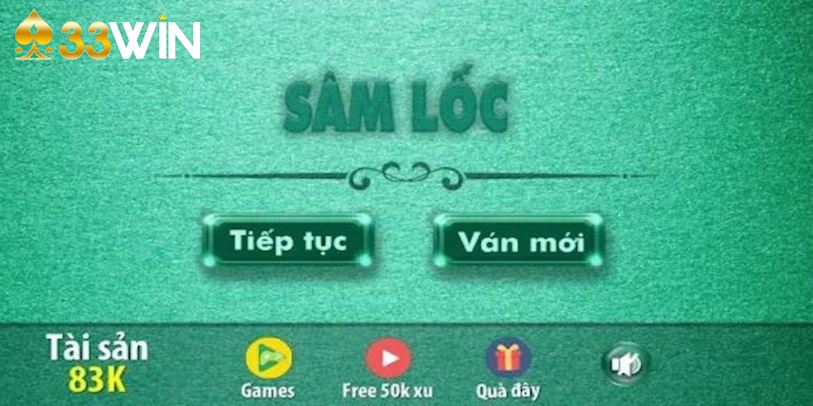 Sâm Lốc 33WIN – Game bài online dễ chơi, nhiều phần thưởng