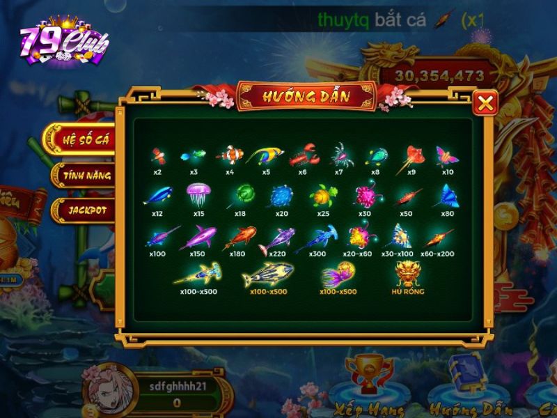 Tham gia bắn cá vui, nhận thưởng khủng tại 79Club