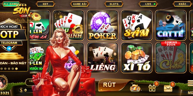 Kho game bài SonClub – đắm chìm trong thế giới bài đỉnh cao