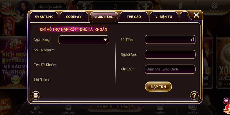 Hướng dẫn nạp tiền Sunwin chi tiết và an toàn cho người mới