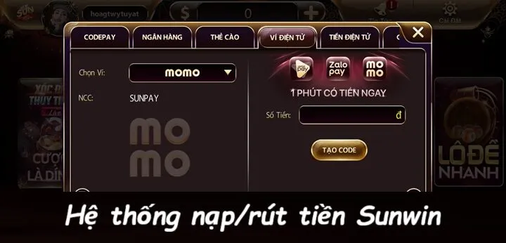 Hướng dẫn nạp tiền Sunwin chi tiết và an toàn cho người mới