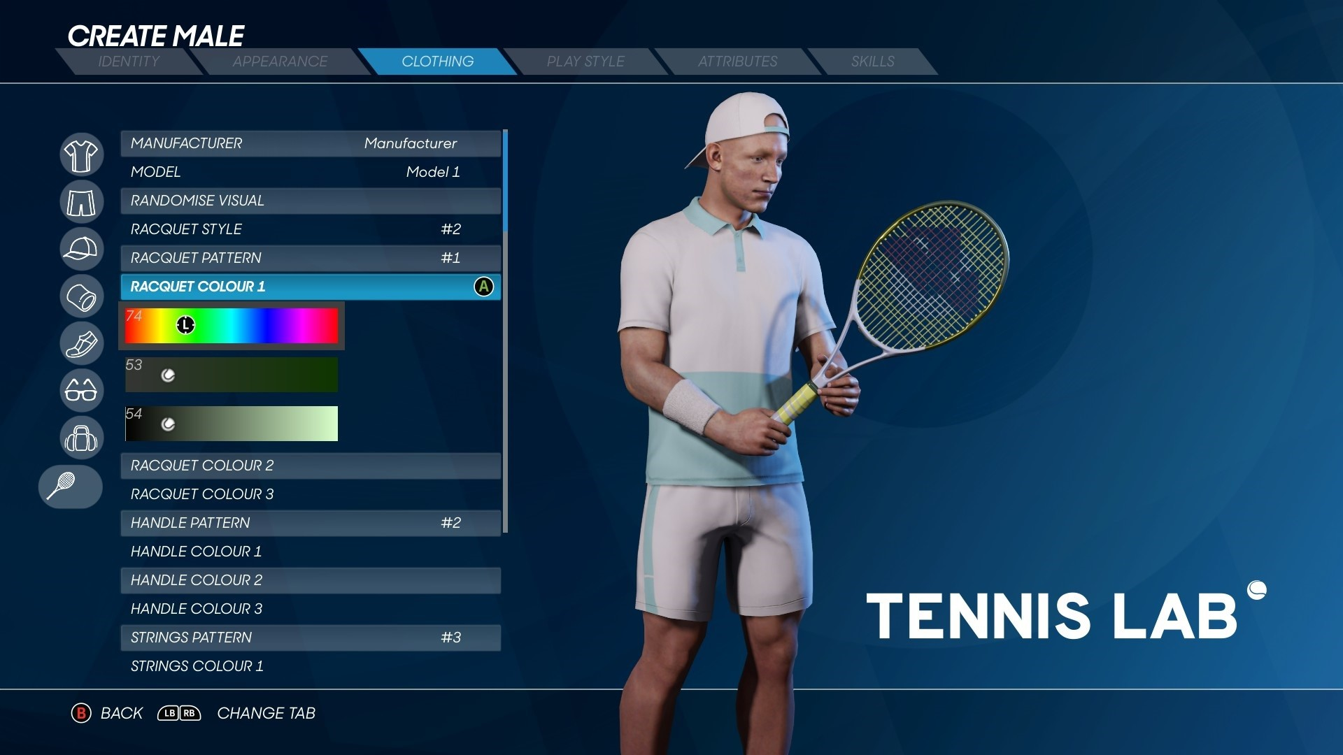 Màn hình tỷ lệ tennis ảo và thông tin trận đấu