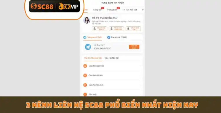 Liên hệ SC88 và cách kết nối hỗ trợ an toàn cho hội viên